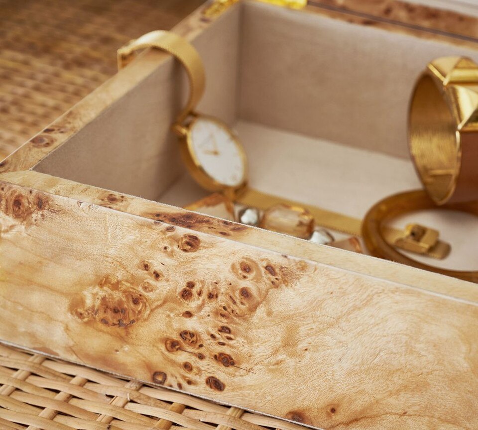 Burlwood Jewellery Box Pottery Barn Australia